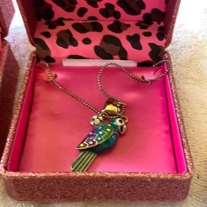 Betsey Johnson parott Necklace
